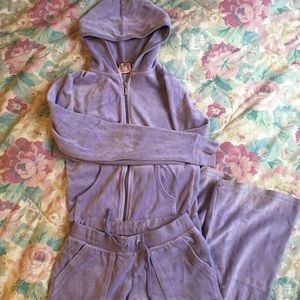 Juicy Couture Tracksuit, purple, size small